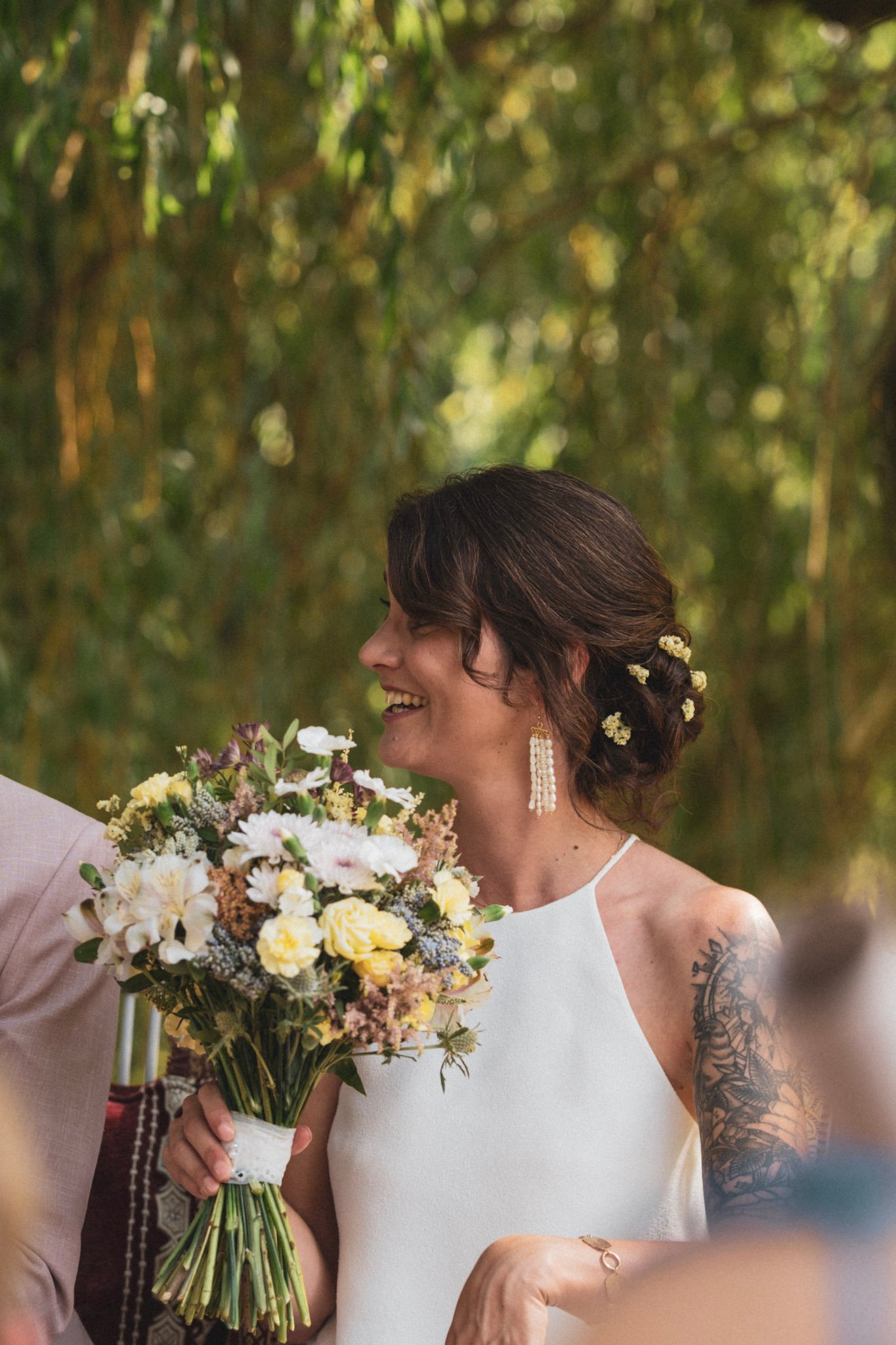 Bouquet champetre de mariee